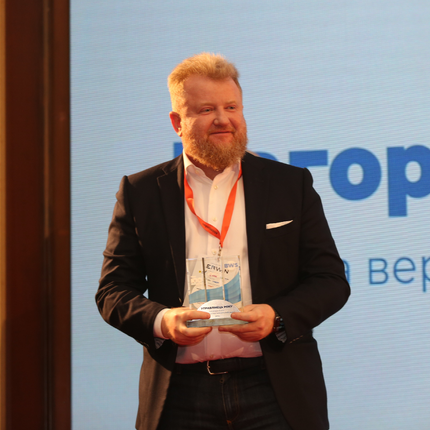 Ruslan Shostak, President of TERWIN, received the «Manager of the Year» award.